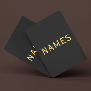 Baraja De Cartas Personalizados con Apellido o Apodo en Ellos