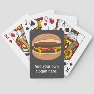 Baraja De Cartas Personalizar de este gráfico de Hamburger