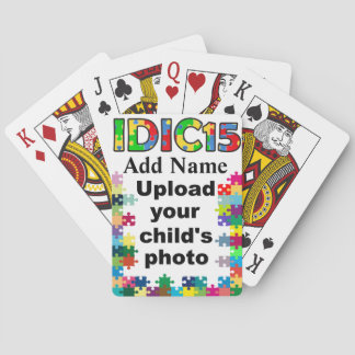 Baraja De Cartas PERSONALIZAR de rompecabezas de tarjetas de juego 