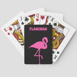 Baraja De Cartas Personalizar Flamingo Rosa
