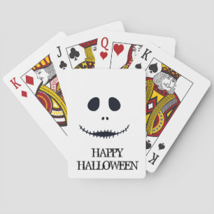 Baraja De Cartas Personalizar Guay Halloween Scary Face