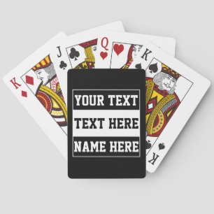 Baraja De Cartas Personalizar texto nombre regalo personalizado