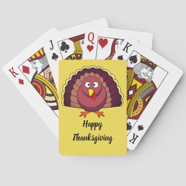 Baraja De Cartas Personalizar Turquía (Reverso)