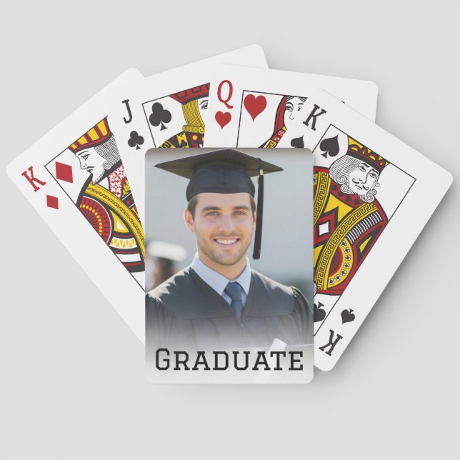 Baraja De Cartas Personalized Graduation Photo Keepsake Memory Gift (Reverso)