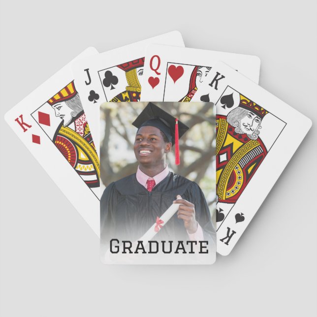 Baraja De Cartas Personalized Graduation Photo Keepsake Memory Gift (Reverso)