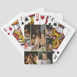 Baraja De Cartas Personalized Photo Cllage Playing Cards