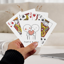 Baraja De Cartas Personalized Valentine’s Couple Matching
