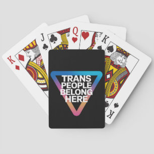 Baraja De Cartas Personas trans: Orgullo Gay respeto transexual