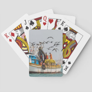 Baraja De Cartas Perú, Los Órganos. Barco de pesca en Los Órganos