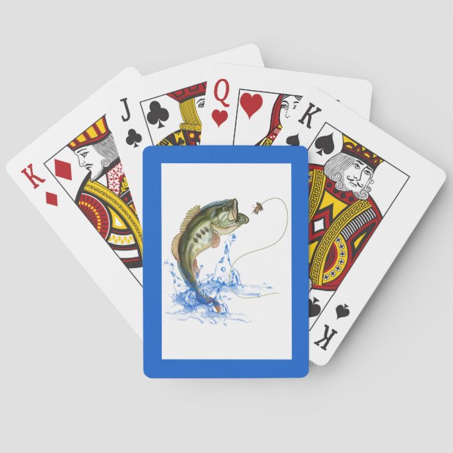 Baraja De Cartas Pesca con mosca (Reverso)