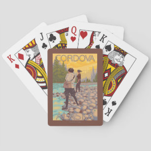 Baraja De Cartas Pesca con mosca de las mujeres - Cordova, Alaska
