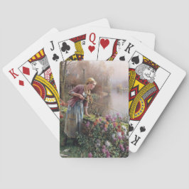 Baraja De Cartas Pesca de Chicas franceses en Bretaña