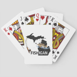 Baraja De Cartas Pesca en Michigan