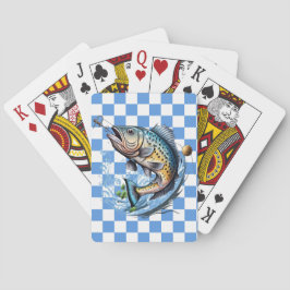 Baraja De Cartas Pescado azul