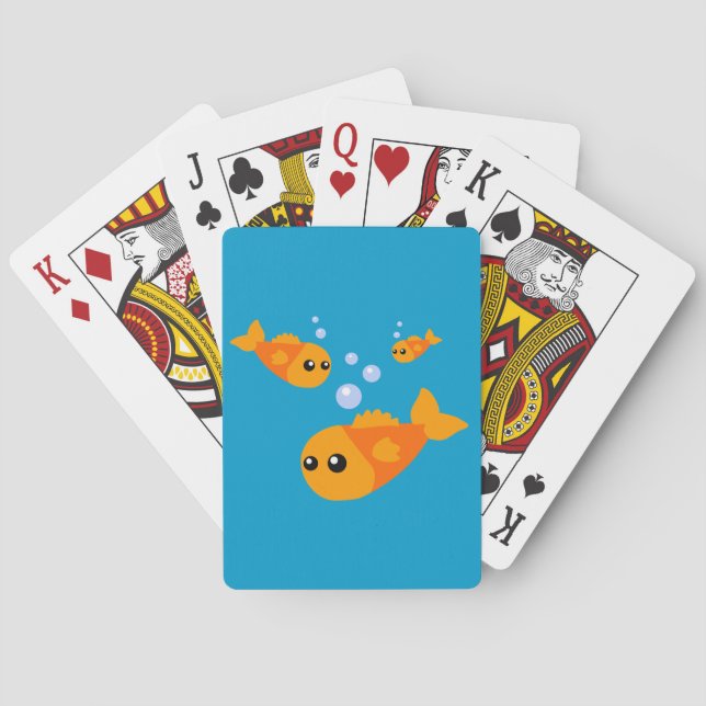 Baraja De Cartas Pescado Cutte (Reverso)