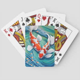 Baraja De Cartas Pescado de Koi