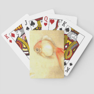 Baraja De Cartas Pescado de oro japonés apacible