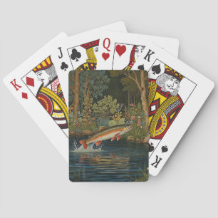 Baraja De Cartas Pescado de trucha de boho rustico