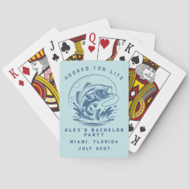 Baraja De Cartas Pescador Divertido Fiesta de Soltero de Pesca Pers