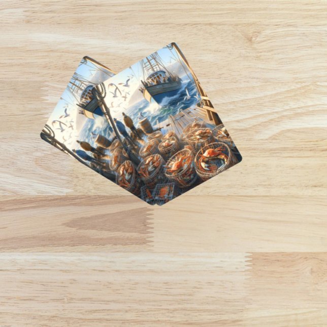 Baraja De Cartas Pescadores de la cosecha de Crepúsculo que recogen (Subido por el creador)