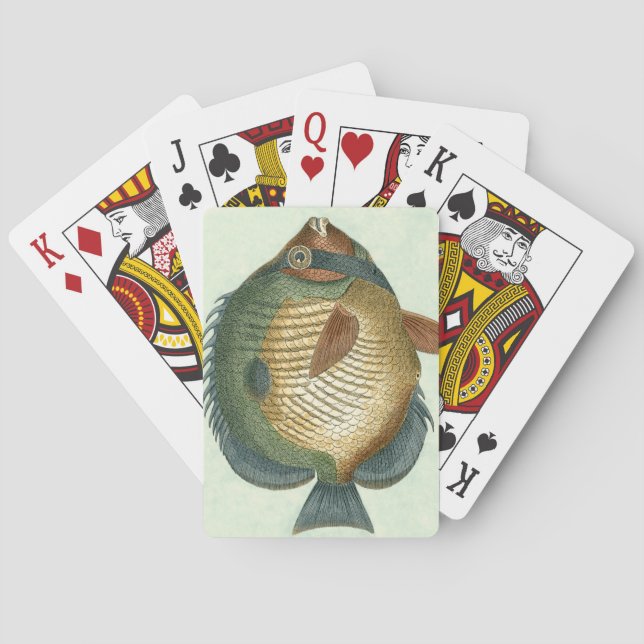 Baraja De Cartas Pescados coloridos grandes (Reverso)