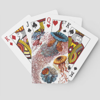 Baraja De Cartas Pescados de jalea de Ernst Haeckel