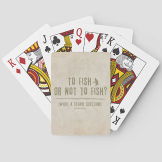 Baraja De Cartas ¿Pescar o no pescar? ¡Qué pregunta más estúpida!