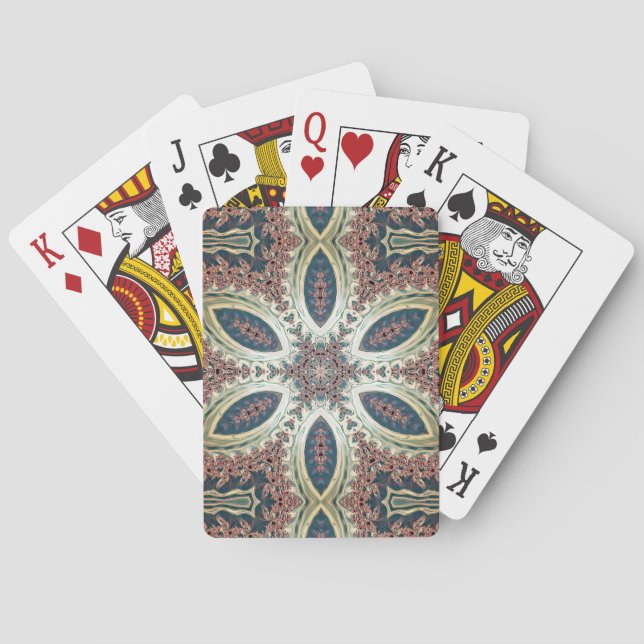 Baraja De Cartas Pétalos Celestiales de Infinito (Reverso)