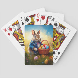Baraja De Cartas Peter Easter Bunny con huevos de Pascua