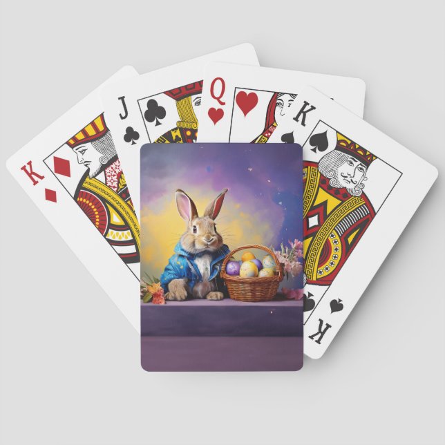 Baraja De Cartas Peter Easter Bunny con huevos de Pascua (Reverso)