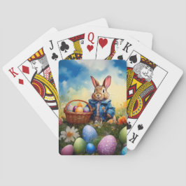 Baraja De Cartas Peter Easter Bunny con huevos de Pascua