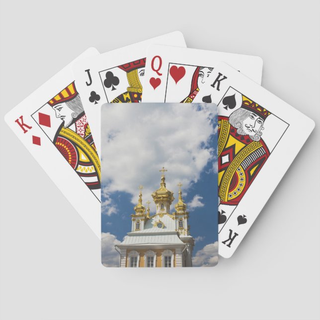Baraja De Cartas Peterhof, Gran Palacio, ala capilla (Reverso)