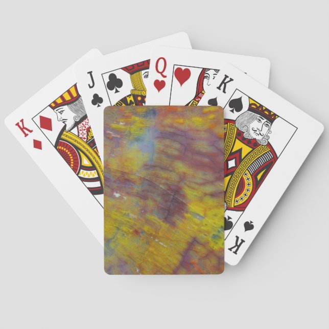 Baraja De Cartas Petrified Wood (Reverso)