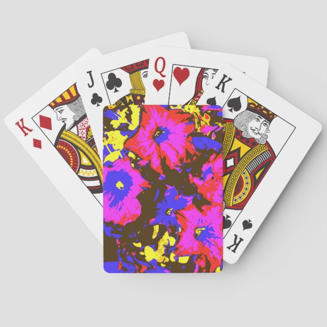 BARAJA DE CARTAS PETUNIA FLOWERS (Reverso)