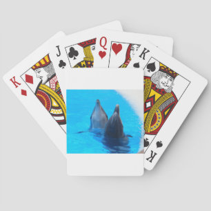 Baraja De Cartas pez delfín manto marino océano bajo el agua