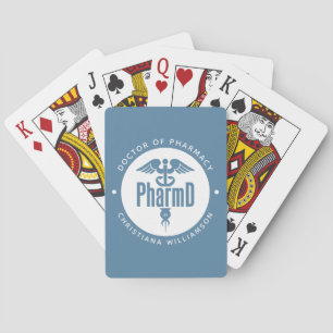 Baraja De Cartas Pharm Médica de Farmacia Graduado Farmacéutico Far