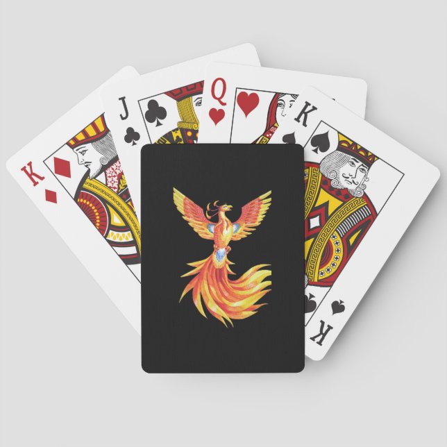 Baraja De Cartas Pheonix Levantándose (Reverso)