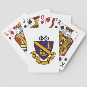 Baraja De Cartas Phi Chi Theta   Cresta de Color