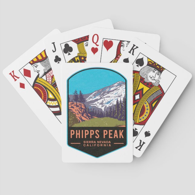 Baraja De Cartas Phipps Peak California (Reverso)
