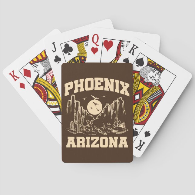 Baraja De Cartas Phoenix, Arizona (Reverso)