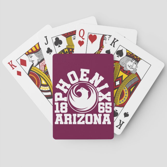 Baraja De Cartas Phoenix, Arizona (Reverso)
