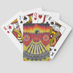 Baraja De Cartas Phoenix Bird Peace Signs Tye