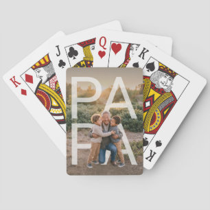 Baraja De Cartas PhotoPop Papá Personalizado