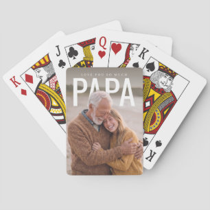 Baraja De Cartas PhotoPop Te Amo Mucho Papá