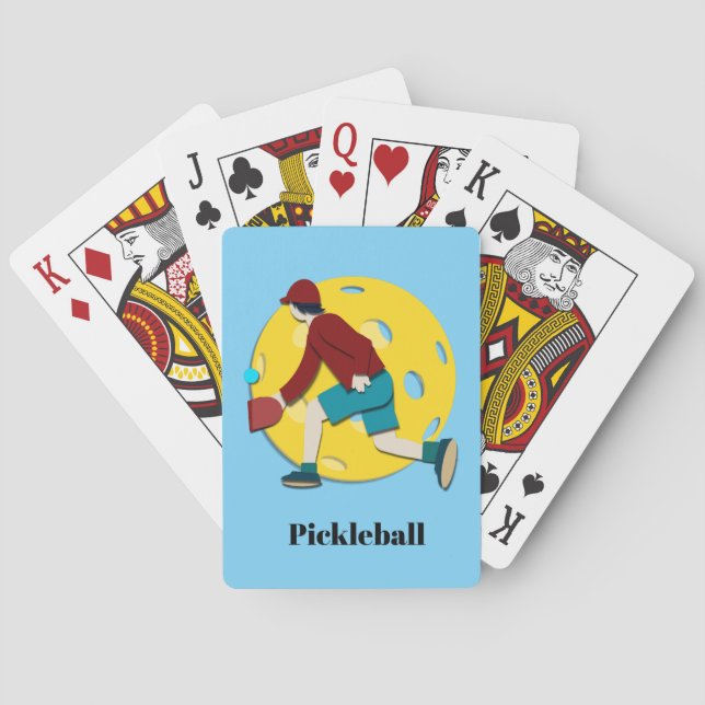 Baraja De Cartas Pickle Ball (Reverso)