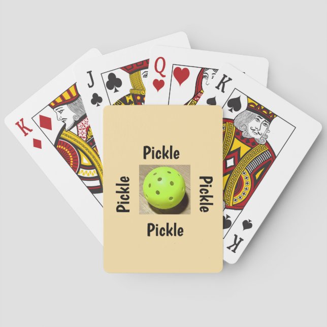 Baraja De Cartas Pickleball  (Reverso)