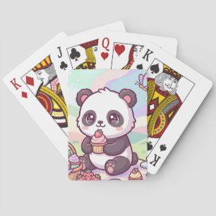 Baraja De Cartas Pícnic de Panda Pequeño