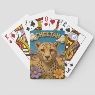 Baraja De Cartas Picos altos del leopardo de las nieves Modern Klay