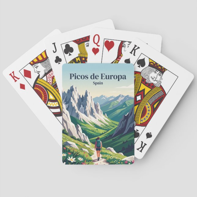 Baraja De Cartas Picos de Europa España (Reverso)