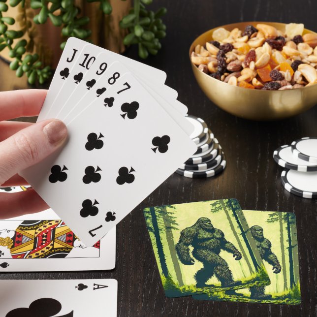 Baraja De Cartas Pie Grande Para Un Paseo Por El Bosque (In Situ)